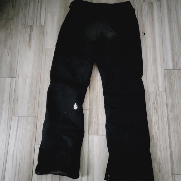 Volcom Thermonite 10,000mm Black Snowboard Ski Pants womens Size Small 32x31 - Picture 3 of 6